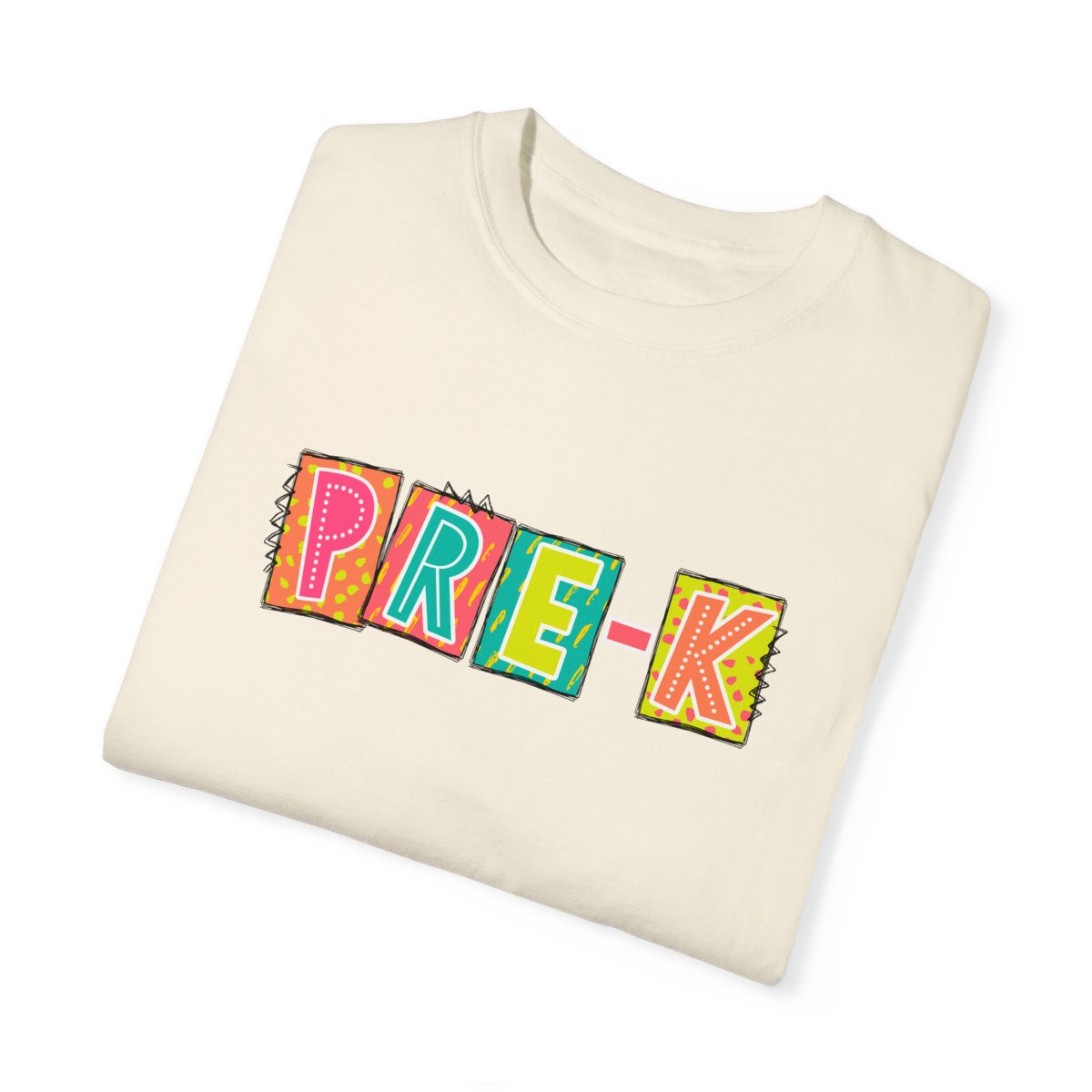 Pre-K Neon Blocks Short Sleeve Tee