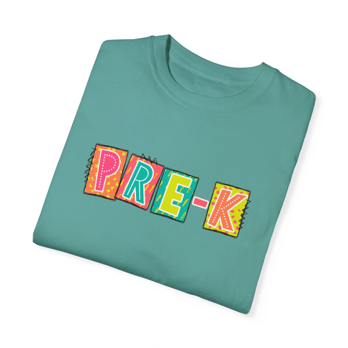 Pre-K Neon Blocks Short Sleeve Tee