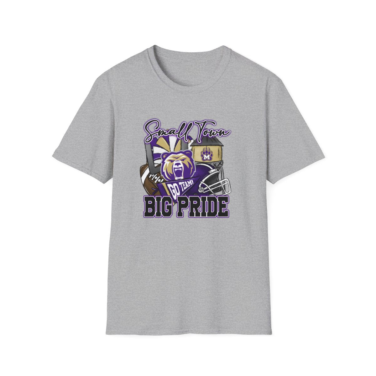Small Town Big Pride Bears Short Sleeve Tee