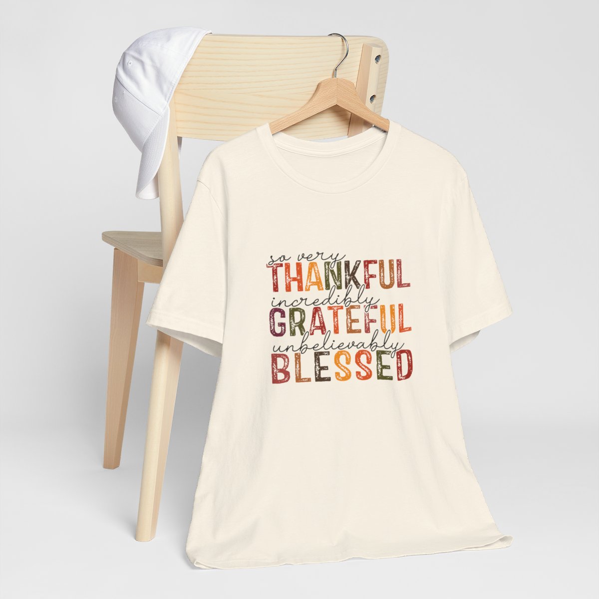 Thankful Grateful Blessed2 Short Sleeve Tee