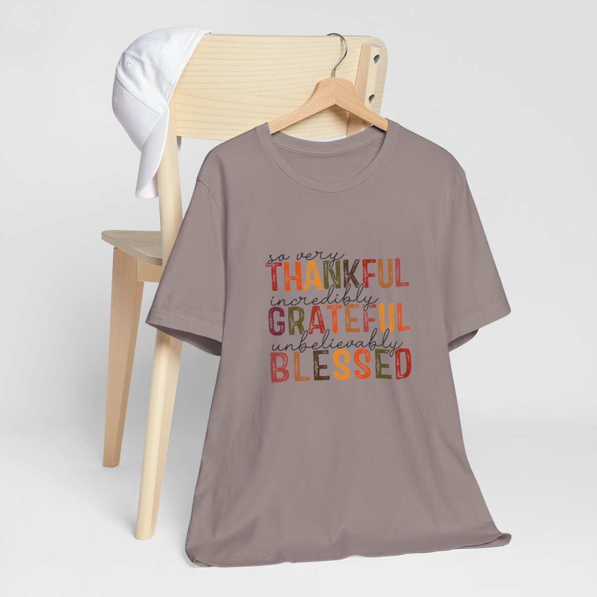 Thankful Grateful Blessed2 Short Sleeve Tee