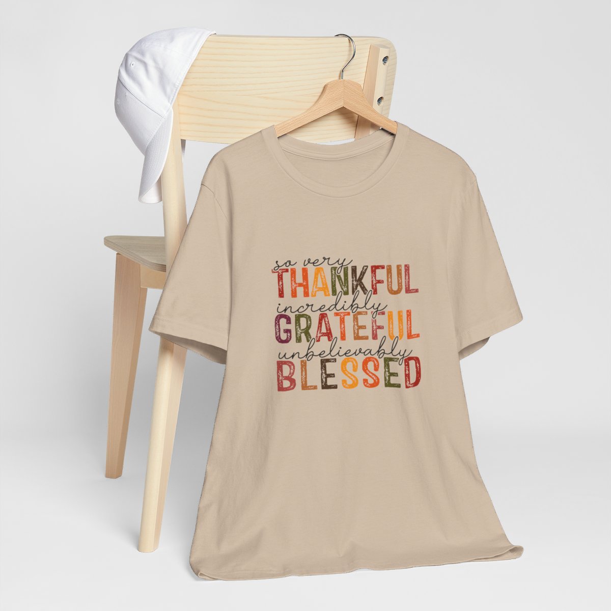 Thankful Grateful Blessed2 Short Sleeve Tee