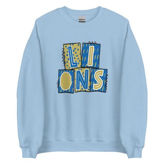 LIONS Regal and Gold Sweatshirt